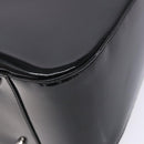 GUCCI Interlocking Hand Bag Patent leather Black 000 1013 0504 Auth 139818-10