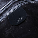GUCCI Interlocking Hand Bag Patent leather Black 000 1013 0504 Auth 139818-14