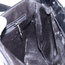 GUCCI Interlocking Hand Bag Patent leather Black 000 1013 0504 Auth 139818-16