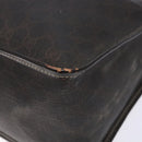 GUCCI GG Supreme Hand Bag PVC Leather Gold Dark Brown 190259 Auth 139819-10