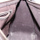 GUCCI GG Supreme Hand Bag PVC Leather Gold Dark Brown 190259 Auth 139819-19