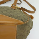 GUCCI GG Canvas Shoulder Bag 2way Beige Gold 000 3444 0282 Auth 139822-17