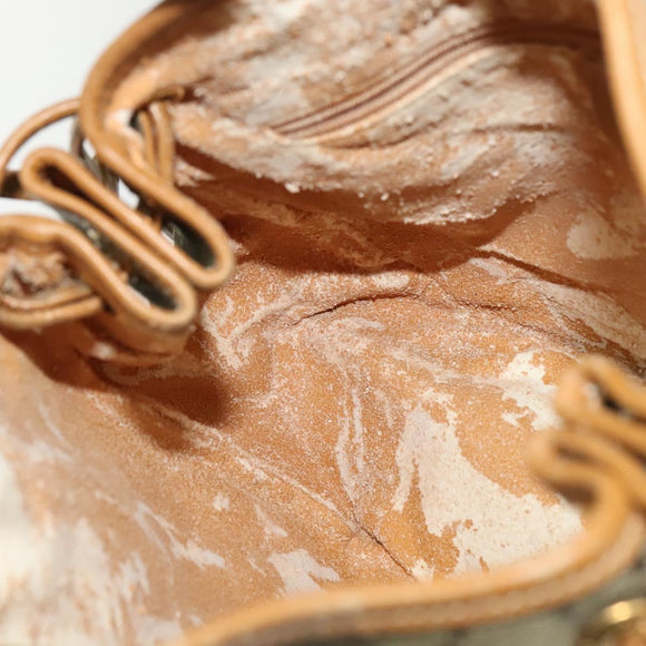 GUCCI GG Canvas Shoulder Bag 2way Beige Gold 000 3444 0282 Auth 139822