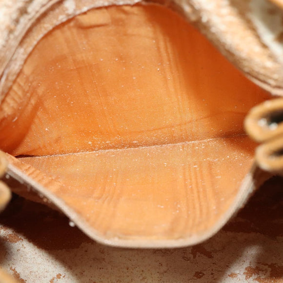 GUCCI GG Canvas Shoulder Bag 2way Beige Gold 000 3444 0282 Auth 139822