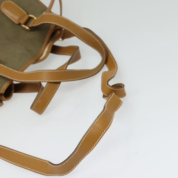 GUCCI GG Canvas Shoulder Bag 2way Beige Gold 000 3444 0282 Auth 139822