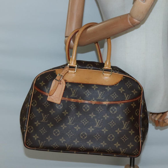 LOUIS VUITTON Monogram Deauville Hand Bag M47270 LV Auth 139826