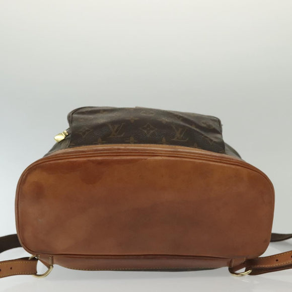 LOUIS VUITTON Monogram Montsouris GM Backpack M51135 LV Auth 139827