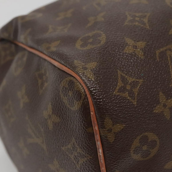 LOUIS VUITTON Monogram Speedy 35 Hand Bag M41524 LV Auth 139832