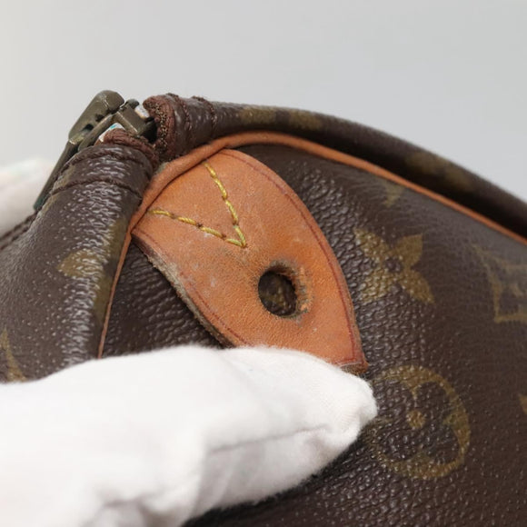 LOUIS VUITTON Monogram Speedy 35 Hand Bag M41524 LV Auth 139832