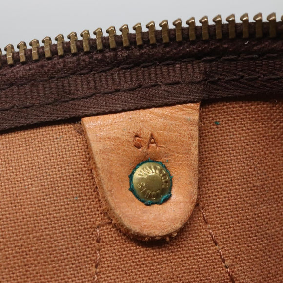 LOUIS VUITTON Monogram Speedy 35 Hand Bag M41524 LV Auth 139832