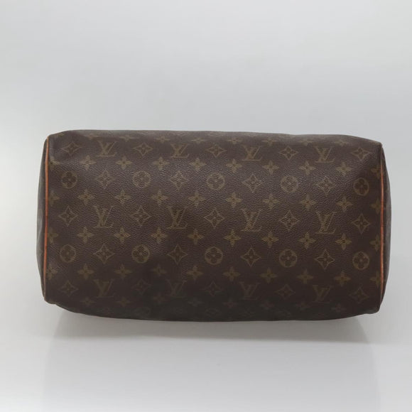 LOUIS VUITTON Monogram Speedy 35 Hand Bag M41524 LV Auth 139832