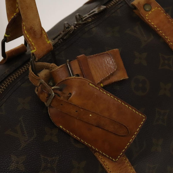 LOUIS VUITTON Monogram Keepall Bandouliere 50 Boston Bag M41416 LV Auth 139834