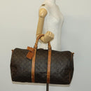 LOUIS VUITTON Monogram Keepall Bandouliere 50 Boston Bag M41416 LV Auth 139834-26