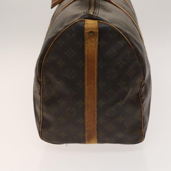 LOUIS VUITTON Monogram Keepall Bandouliere 50 Boston Bag M41416 LV Auth 139834