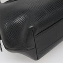 BALLY Hand Bag Leather Black Gold Auth 139839-16