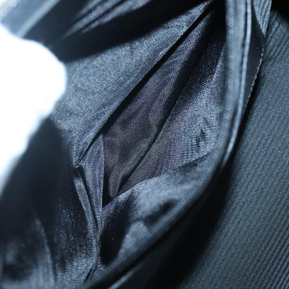 BALLY Hand Bag Leather Black Gold Auth 139839