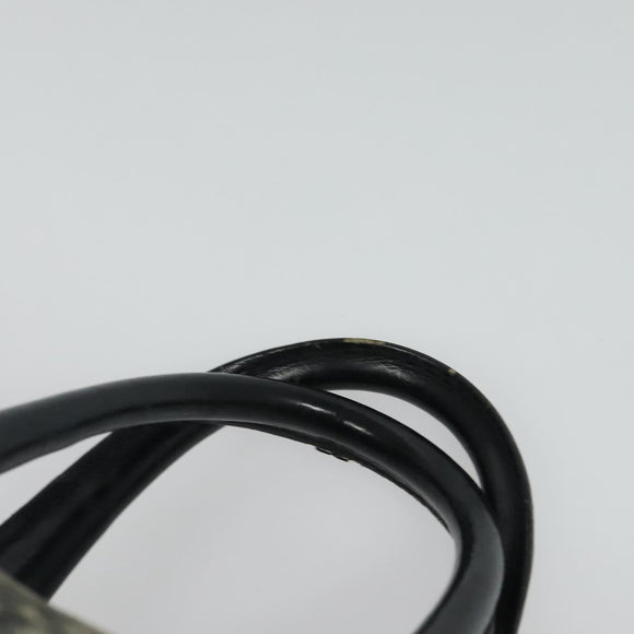 Christian Dior Trotter Canvas Boston Bag Navy Silver Auth 139846