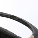 Christian Dior Canage Hand Bag Canvas Black Gold Auth 139849-8