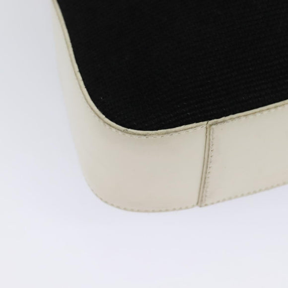 GUCCI Shoulder Bag Canvas Black Silver 001 3812 Auth 139851