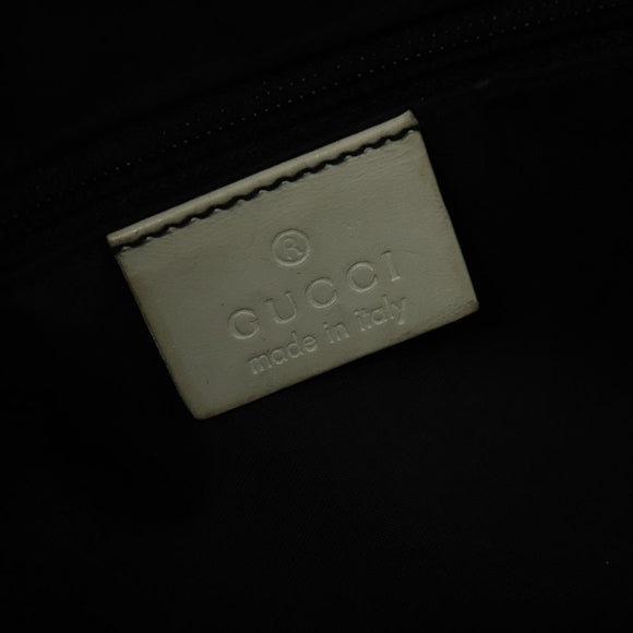 GUCCI Shoulder Bag Canvas Black Silver 001 3812 Auth 139851