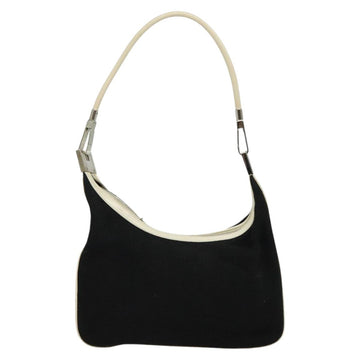 GUCCI Shoulder Bag Canvas Black Silver 001 3812 Auth 139851 - 0