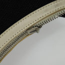 GUCCI Shoulder Bag Canvas Black Silver 001 3812 Auth 139851-7