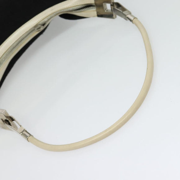 GUCCI Shoulder Bag Canvas Black Silver 001 3812 Auth 139851