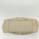 GUCCI GG Canvas Guccissima Hand Bag Leather Ivory Gold 197020 Auth 139852-11