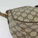 GUCCI GG Supreme Web Sherry Line Shoulder Bag PVC Beige 89 02 032 Auth 139856-14