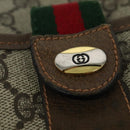 GUCCI GG Supreme Web Sherry Line Shoulder Bag PVC Beige 89 02 032 Auth 139856-17