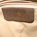 GUCCI GG Supreme Web Sherry Line Shoulder Bag PVC Beige 89 02 032 Auth 139856-18