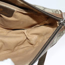 GUCCI GG Supreme Web Sherry Line Shoulder Bag PVC Beige 89 02 032 Auth 139856-19