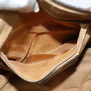 GUCCI GG Supreme Web Sherry Line Shoulder Bag PVC Beige 89 02 032 Auth 139856-21