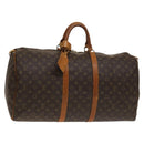 LOUIS VUITTON Monogram Keepall 55 Boston Bag M41424 LV Auth 139874-1