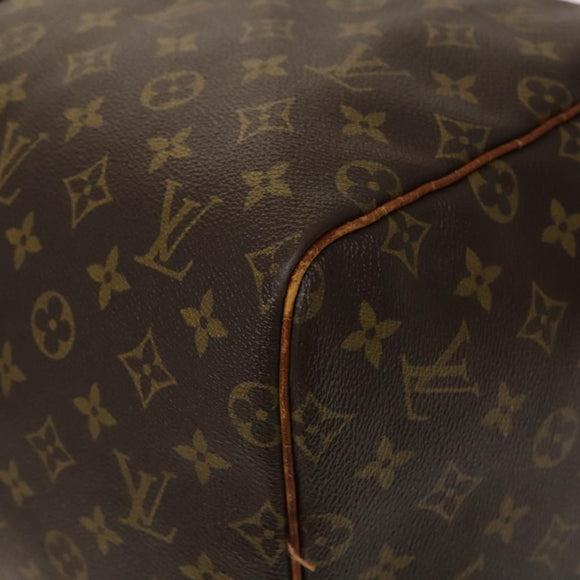 LOUIS VUITTON Monogram Keepall 55 Boston Bag M41424 LV Auth 139874