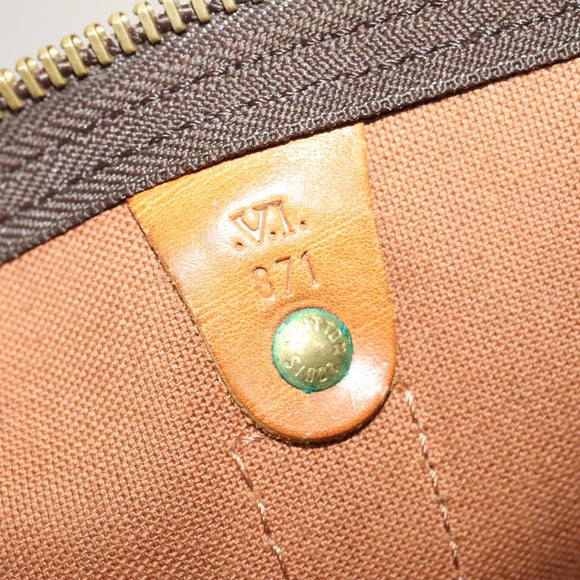 LOUIS VUITTON Monogram Keepall 55 Boston Bag M41424 LV Auth 139874