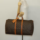 LOUIS VUITTON Monogram Keepall 55 Boston Bag M41424 LV Auth 139874-22