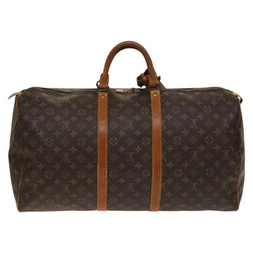 LOUIS VUITTON Monogram Keepall 55 Boston Bag M41424 LV Auth 139874 - 0