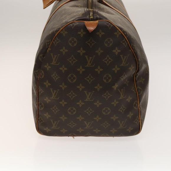 LOUIS VUITTON Monogram Keepall 55 Boston Bag M41424 LV Auth 139874