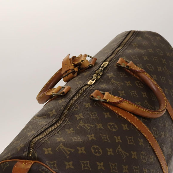 LOUIS VUITTON Monogram Keepall 55 Boston Bag M41424 LV Auth 139874