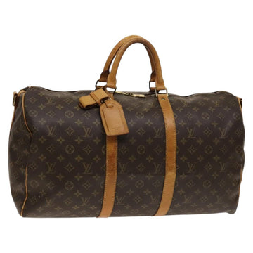 LOUIS VUITTON Monogram Keepall Bandouliere 50 Hand Bag M41416 LV Auth 139878