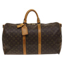 LOUIS VUITTON Monogram Keepall Bandouliere 50 Hand Bag M41416 LV Auth 139878-13