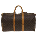 LOUIS VUITTON Monogram Keepall Bandouliere 50 Hand Bag M41416 LV Auth 139878-2