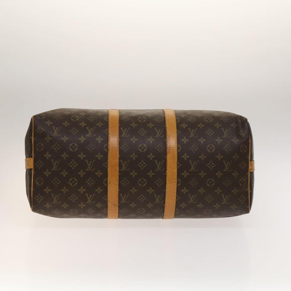 LOUIS VUITTON Monogram Keepall Bandouliere 50 Hand Bag M41416 LV Auth 139878