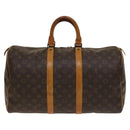 LOUIS VUITTON Monogram Keepall 45 Boston Bag M41428 LV Auth 139879-3