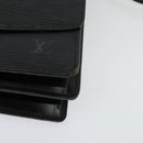 LOUIS VUITTON Epi Grenel Shoulder Bag Black M52362 LV Auth 139883-14