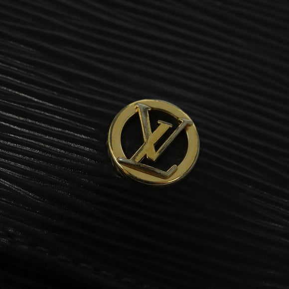 LOUIS VUITTON Epi Grenel Shoulder Bag Black M52362 LV Auth 139883