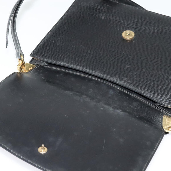 LOUIS VUITTON Epi Grenel Shoulder Bag Black M52362 LV Auth 139883
