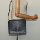 LOUIS VUITTON Epi Grenel Shoulder Bag Black M52362 LV Auth 139883-25