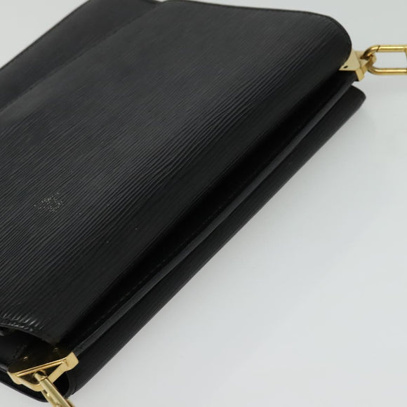 LOUIS VUITTON Epi Grenel Shoulder Bag Black M52362 LV Auth 139883